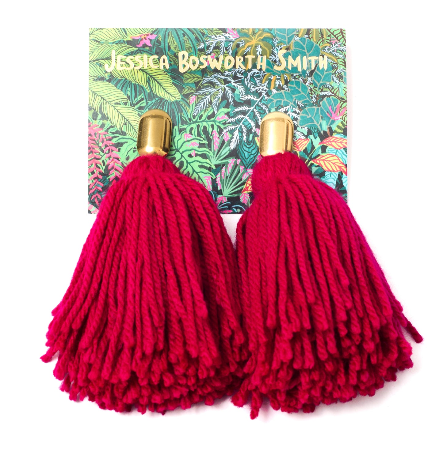 Momerath earrings | Raspberry
