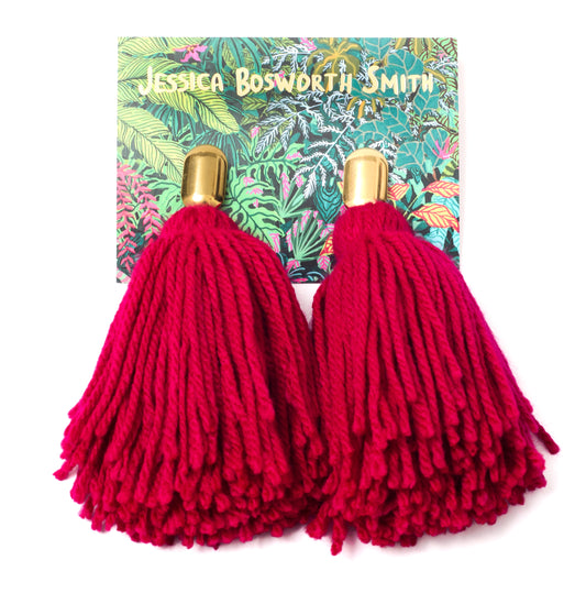 Momerath earrings | Raspberry
