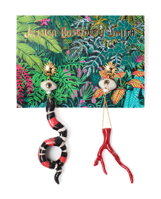Sun Snake Eye earrings (ed. 4)