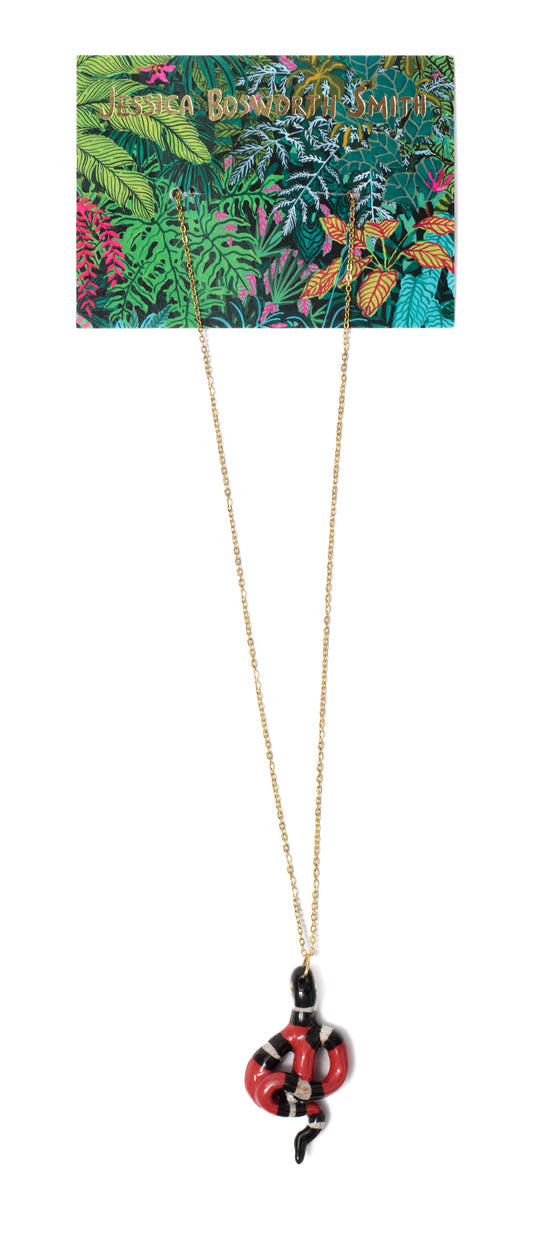 Snake charm necklace (ed. 2)